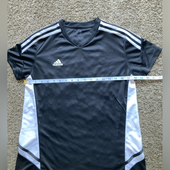 Adidas Black and White Jersey with Short Sleeves - Picture 6 of 9
